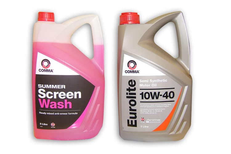 Oil and Screenwash Oil and Screenwash
