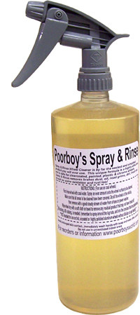 Spray and Rinse Spray and Rinse
